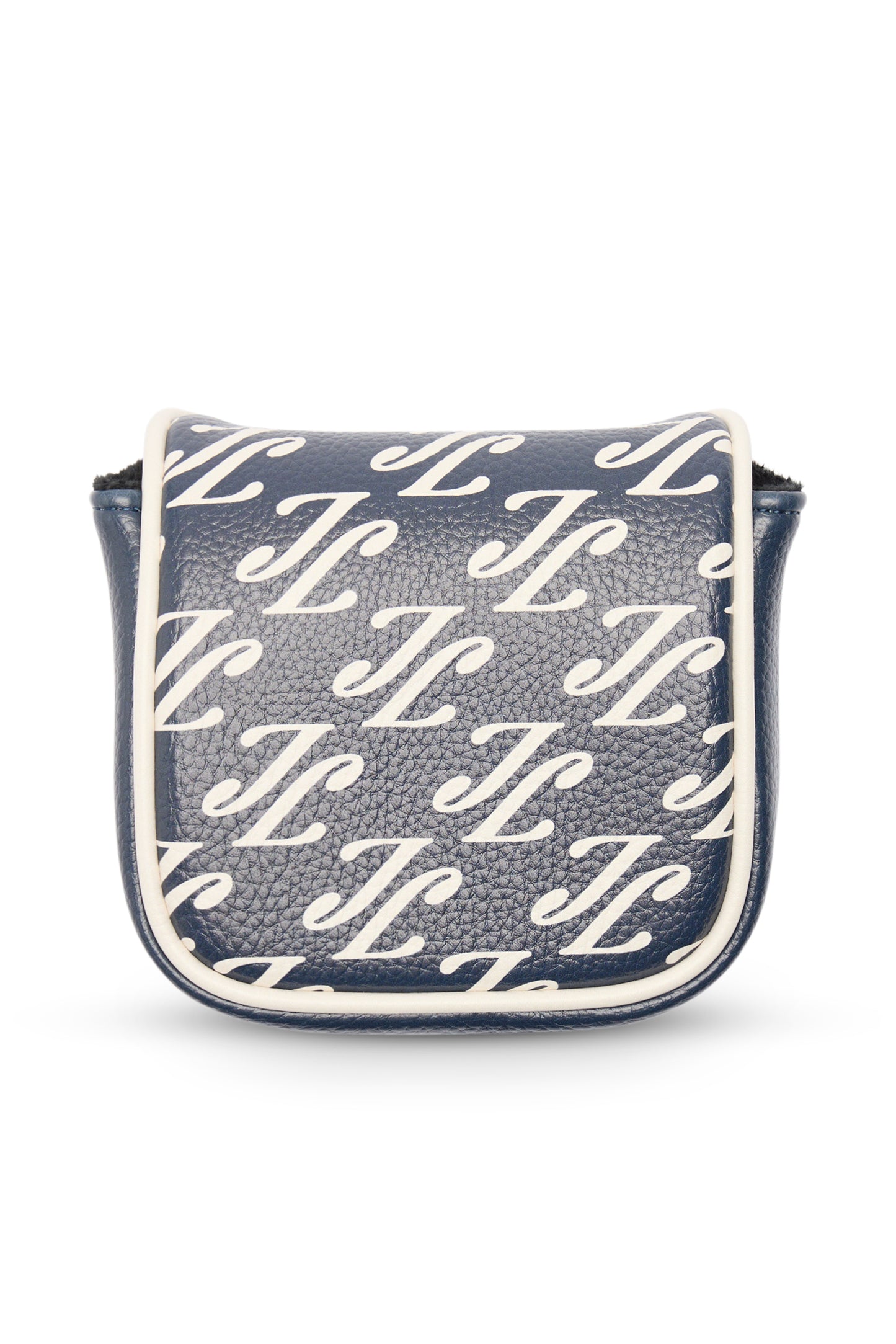 Mallet Putter Cover Print in Cardi Ligature Navy M by J.Lindeberg