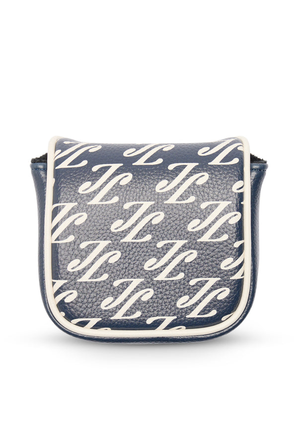 Mallet Putter Cover Print / Cardi Ligature Navy M