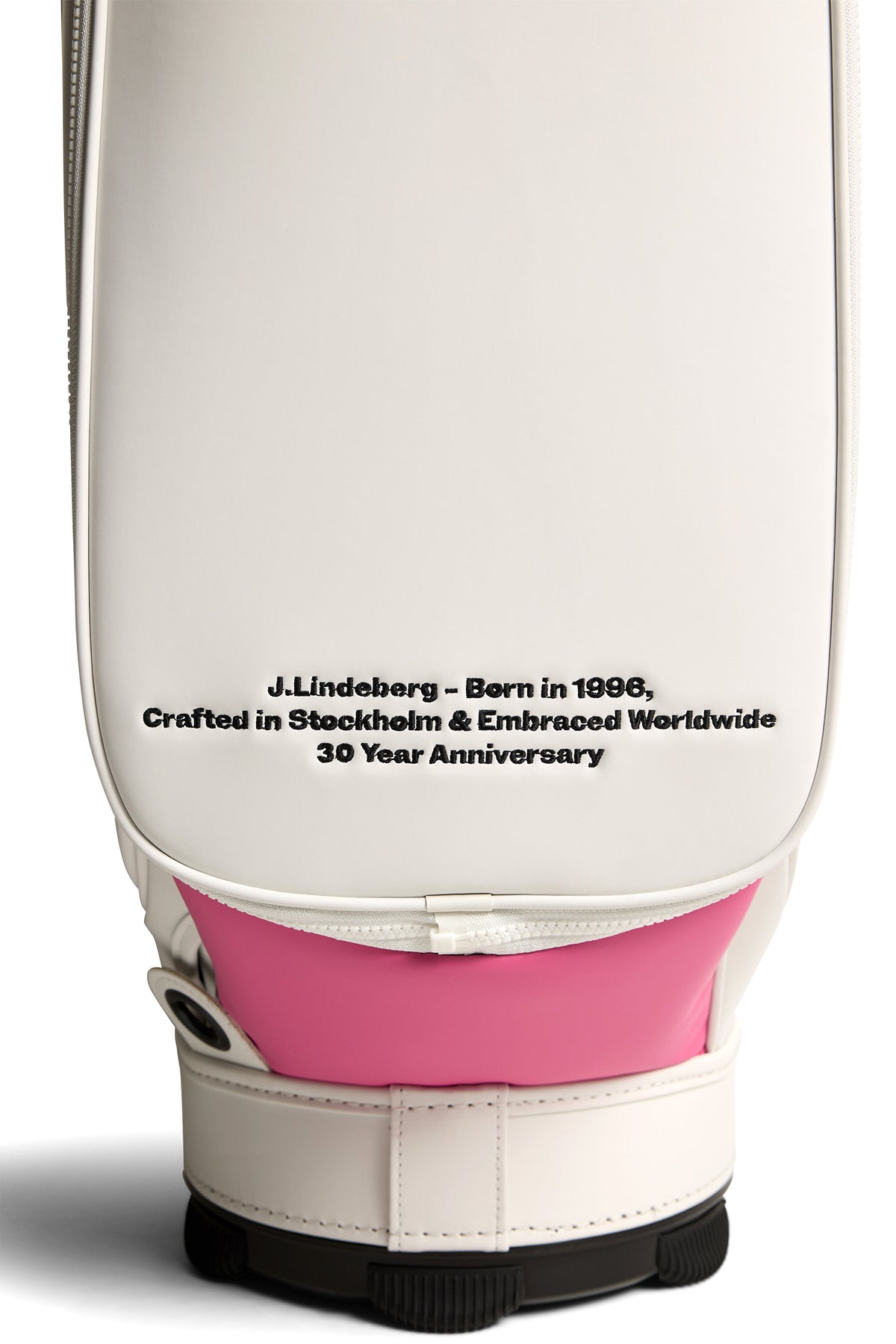30Y Staff Bag in White by J.Lindeberg