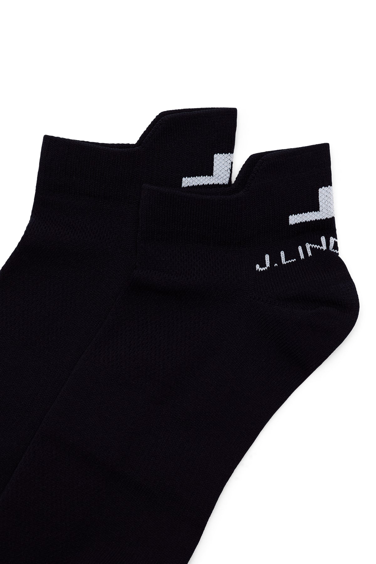 Spin Short Sock in Black by J.Lindeberg