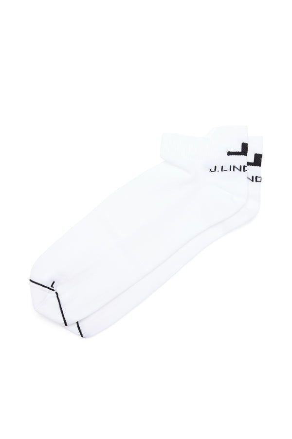 Spin Short Sock / White