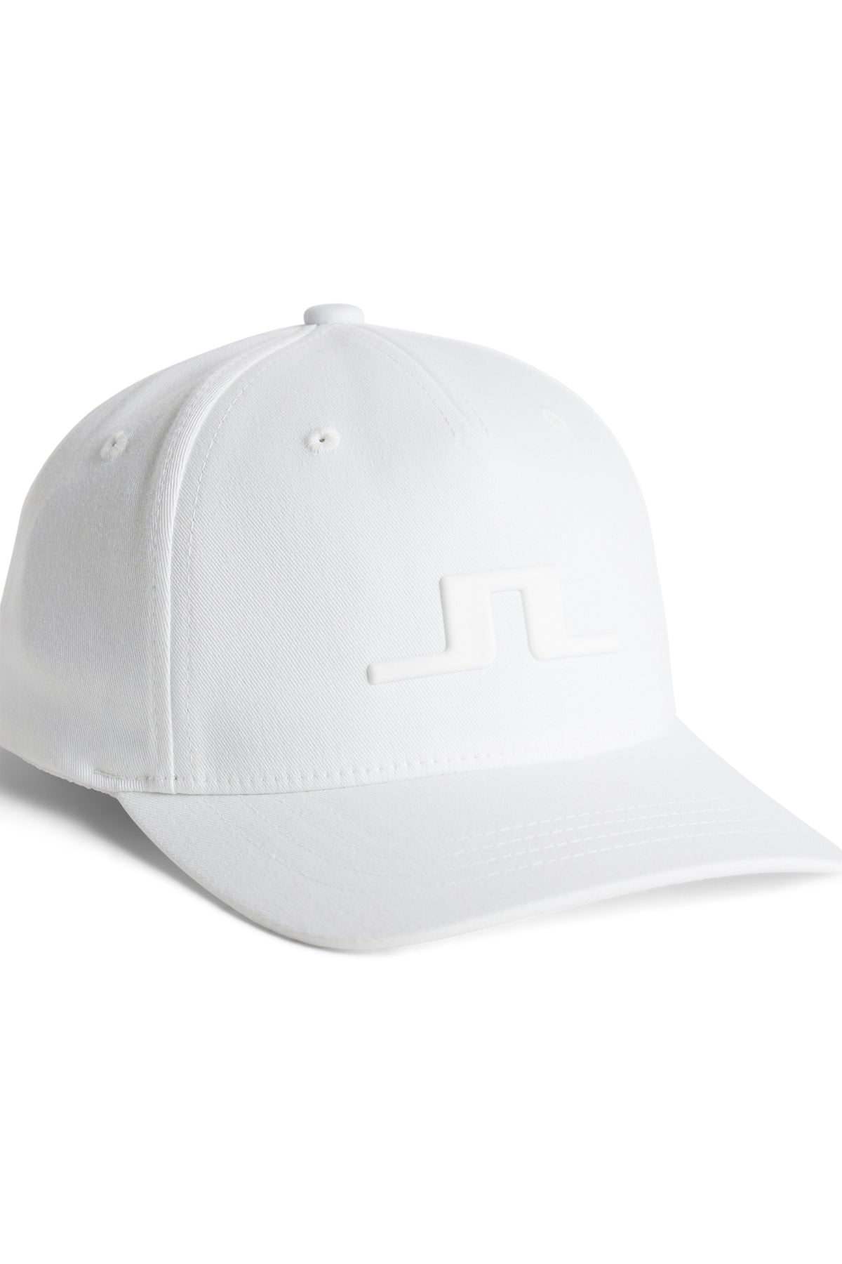 Heather Cap in White by J.Lindeberg