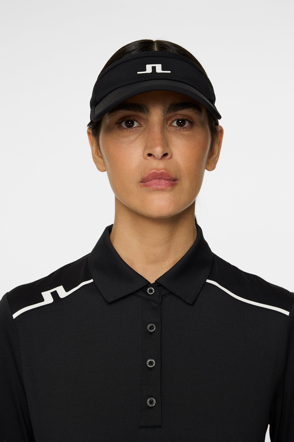 Attain Visor in Black by J.Lindeberg