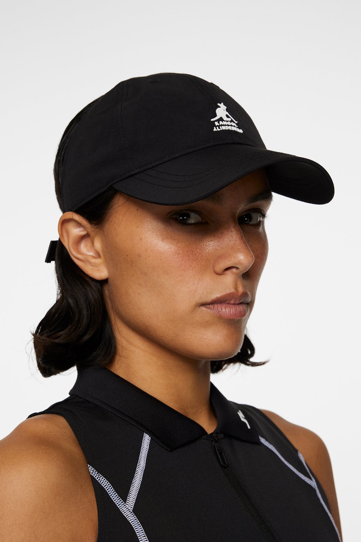 Krissy Ponytail Cap in Black by J.Lindeberg
