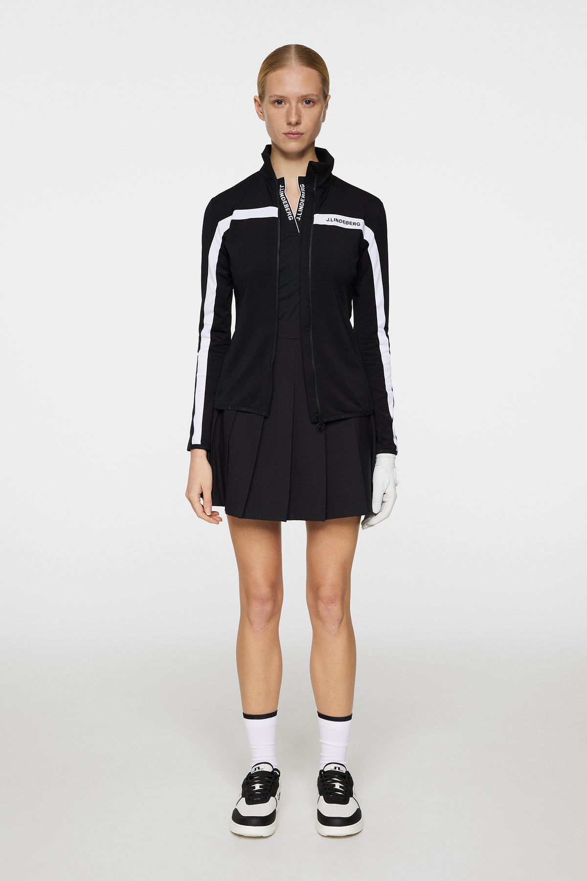 Janice Mid Layer in Black by J.Lindeberg