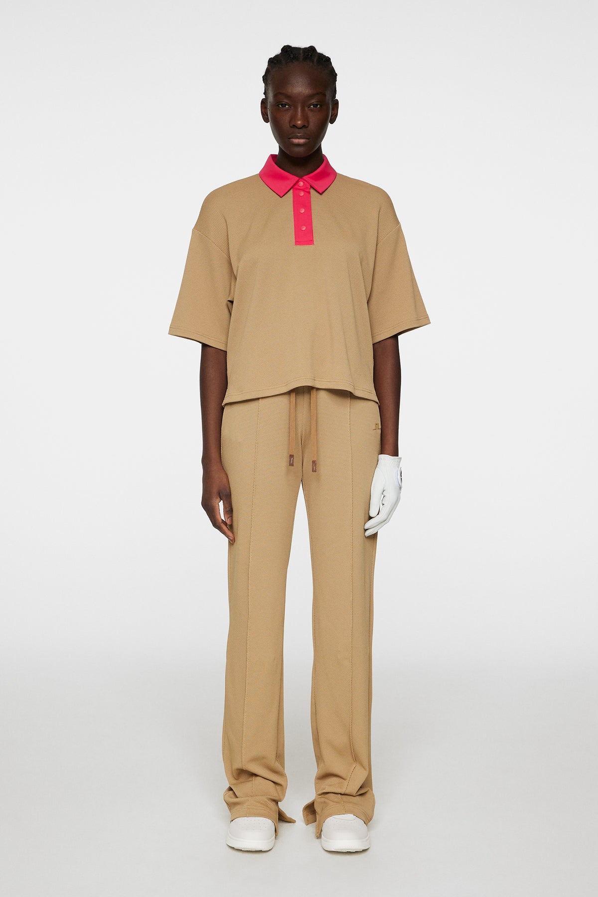 Tina Jersey Pants in Tigers Eye by J.Lindeberg