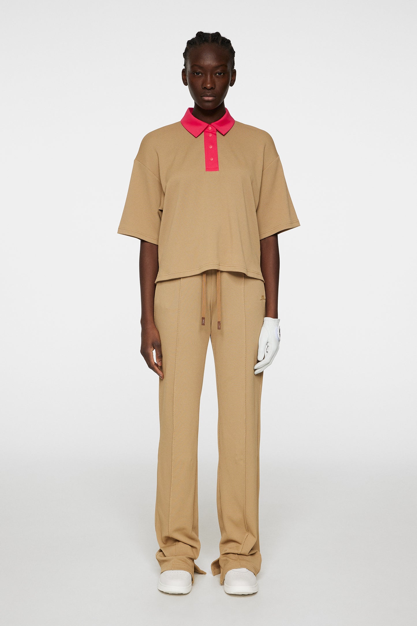 Tina Jersey Pants in Tigers Eye by J.Lindeberg