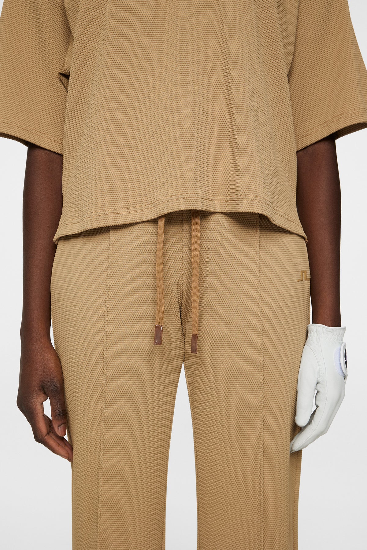 Tina Jersey Pants in Tigers Eye by J.Lindeberg