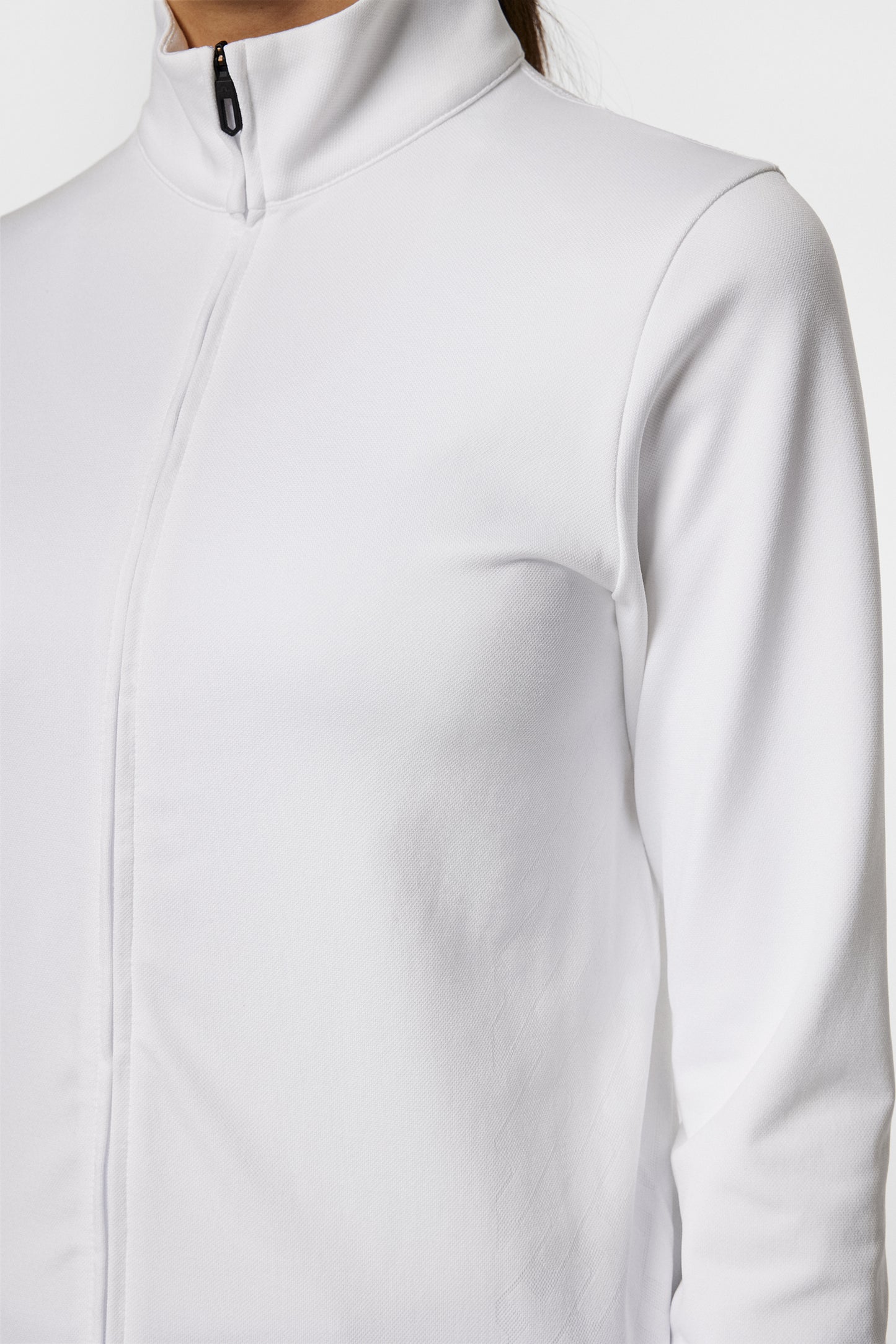 Nancy Seamless Mid Layer in White by J.Lindeberg