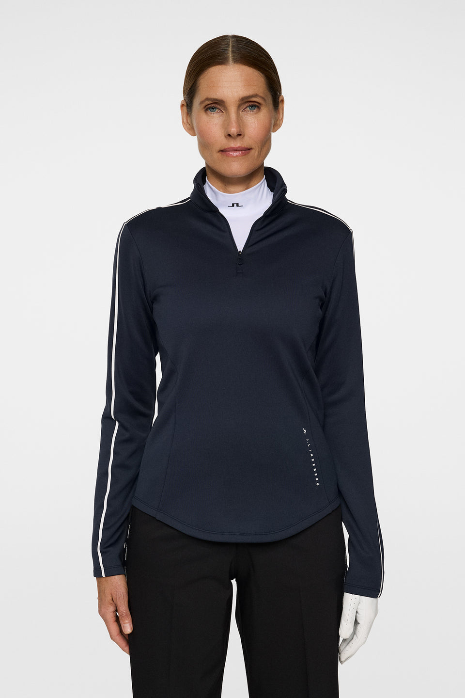 Nefe Quarter Zip Mid Layer / JL Navy