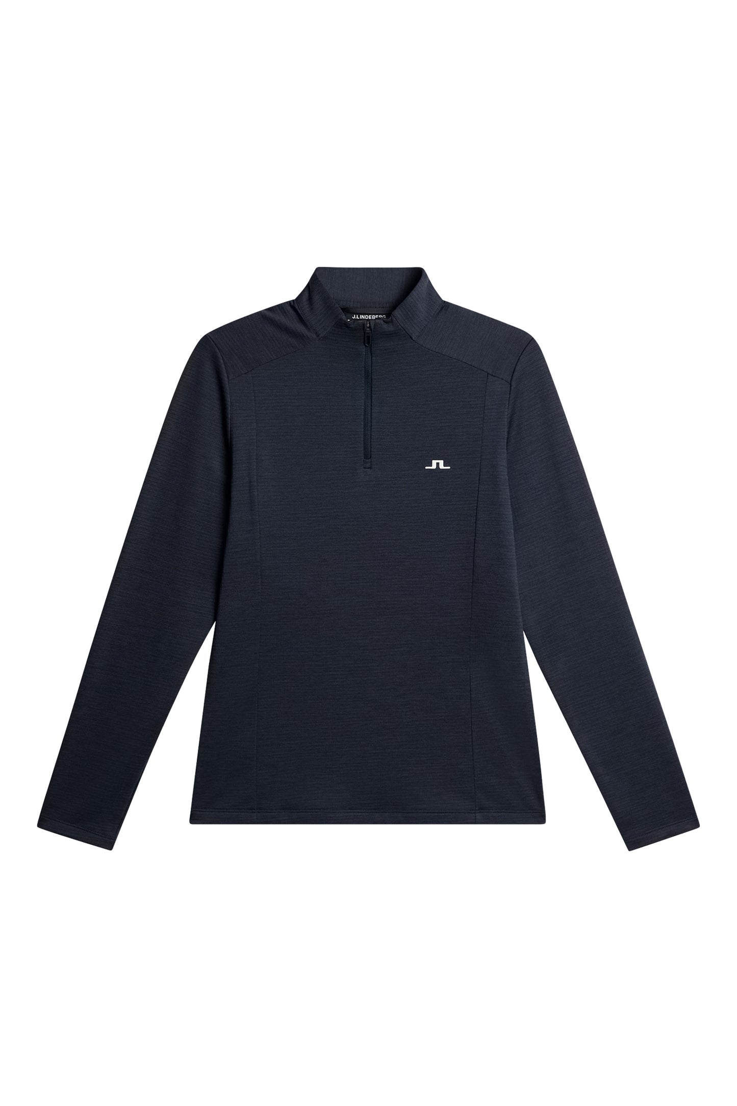 Steffi Quarter Zip Mid Layer in Navy Melange by J.Lindeberg