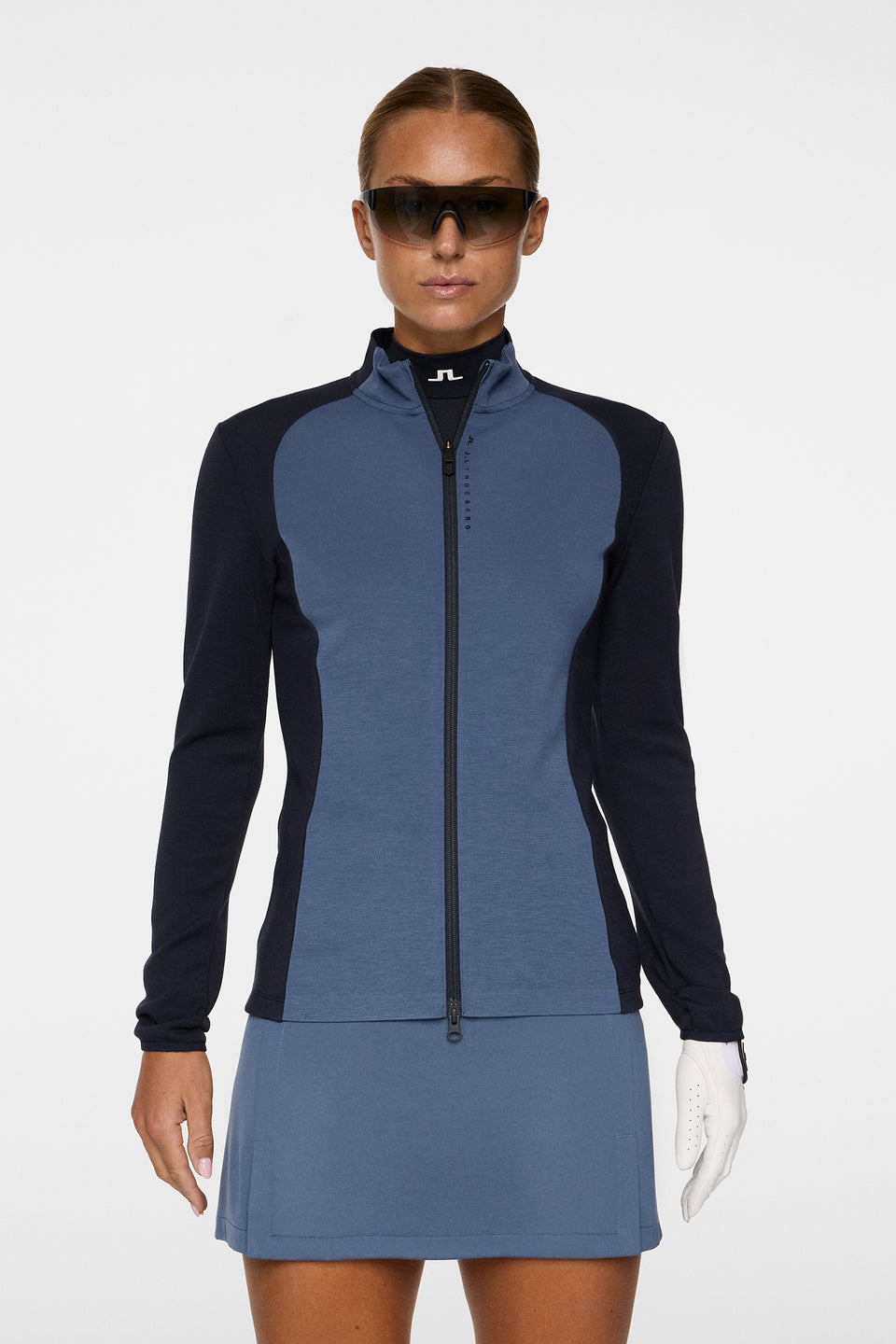 Nami Zip Mid Layer / JL Navy