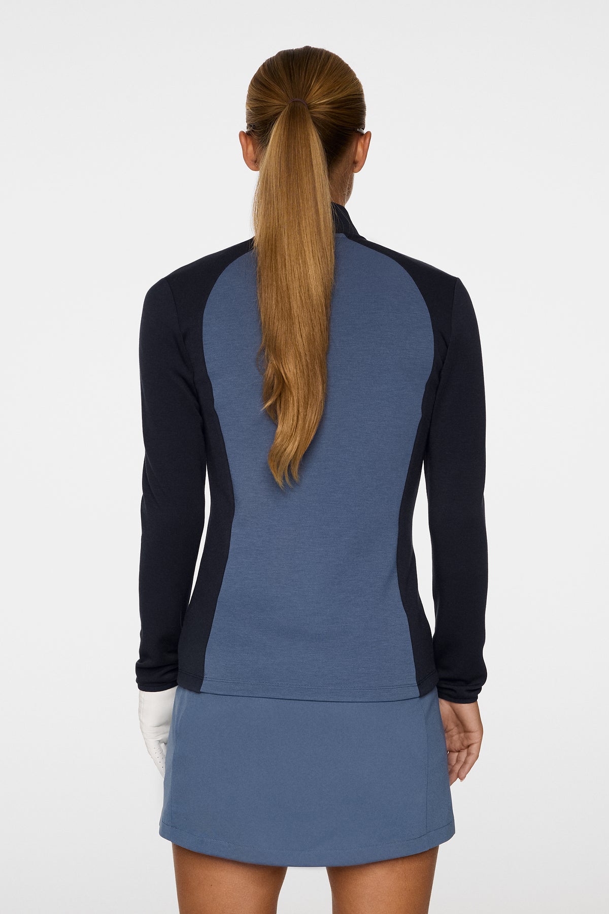 Nami Zip Mid Layer in JL Navy by J.Lindeberg