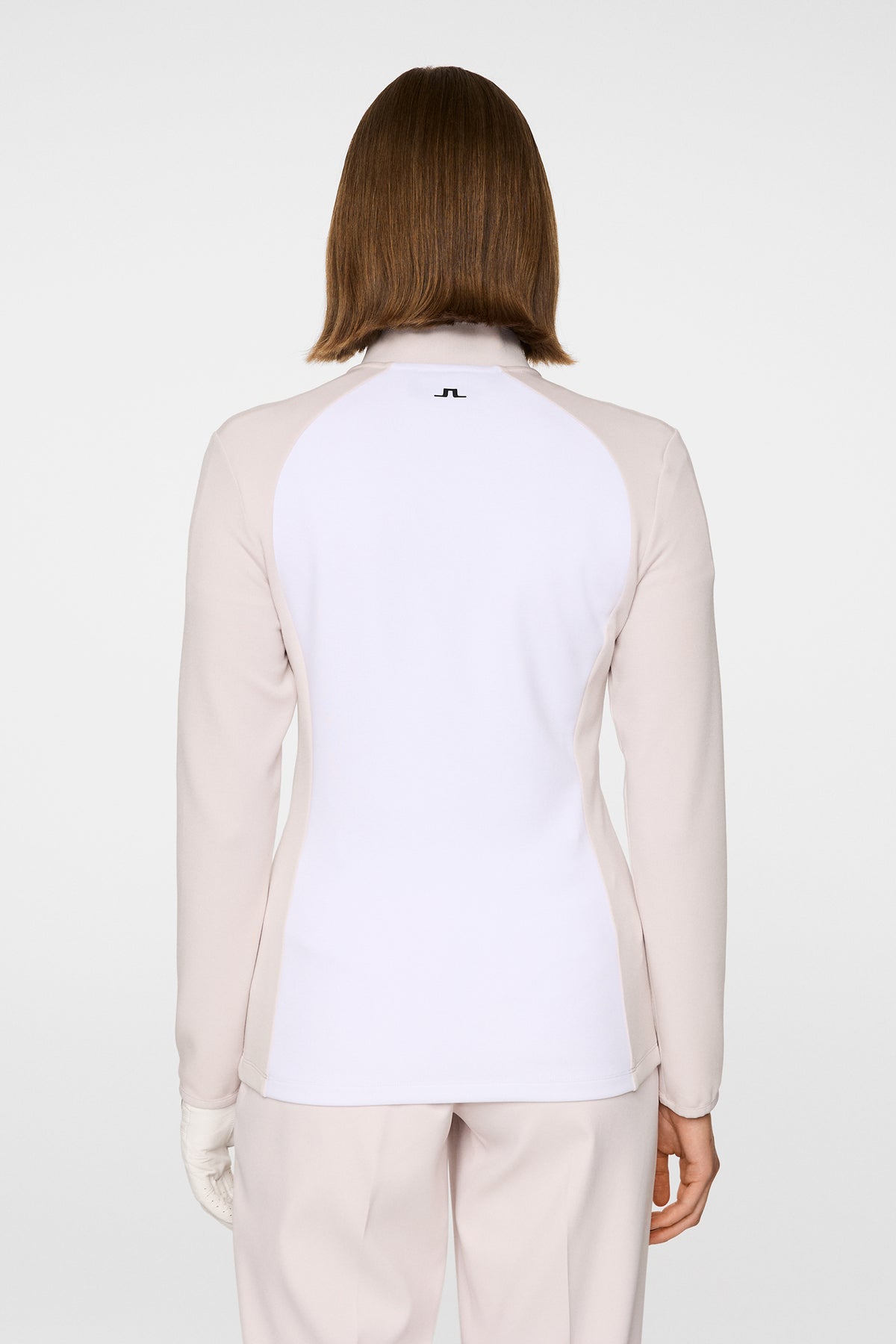 Nami Zip Mid Layer in Grey Lilac by J.Lindeberg