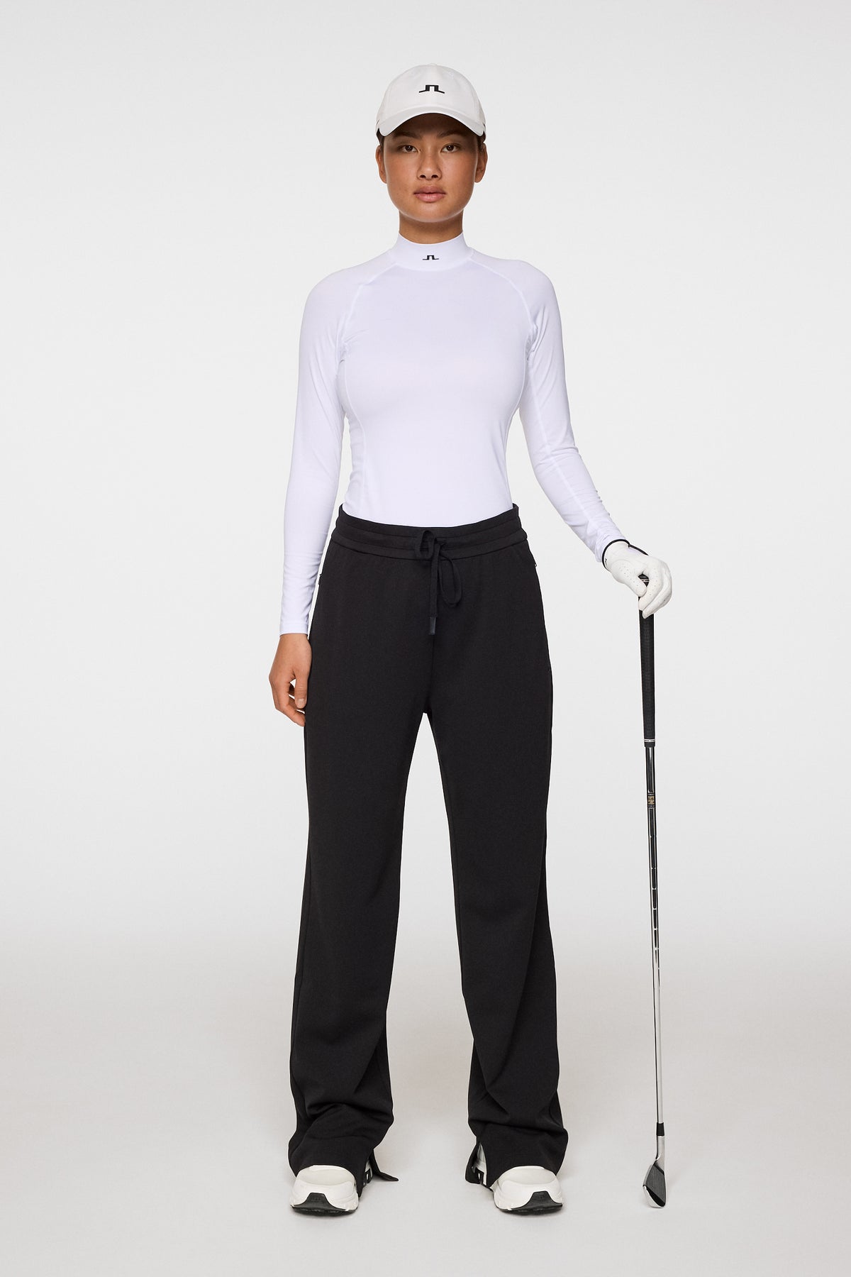Harmony Jersey Pants in Black by J.Lindeberg