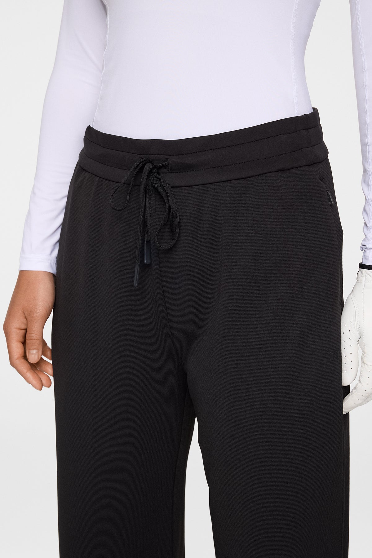 Harmony Jersey Pants in Black by J.Lindeberg
