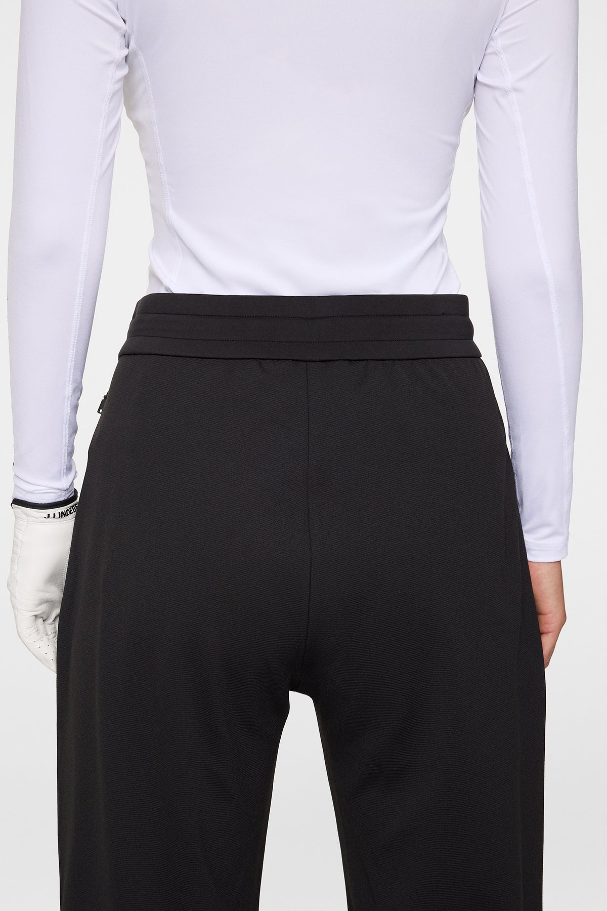 Harmony Jersey Pants in Black by J.Lindeberg