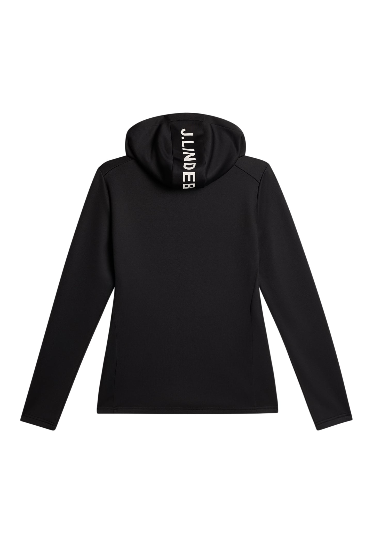 Aerialle Zip Hood in Black by J.Lindeberg