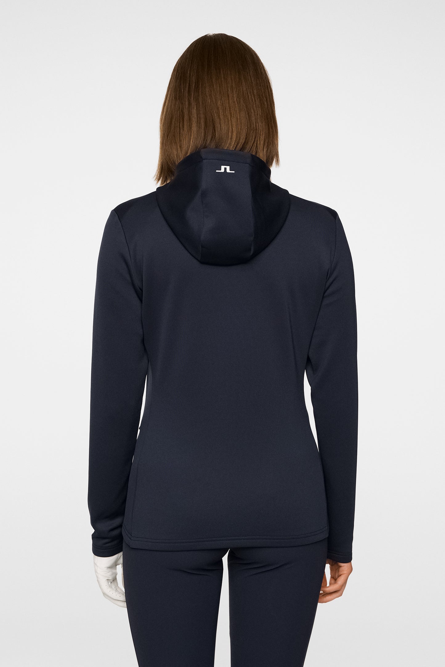 Aerialle Quarter Zip Hood in JL Navy by J.Lindeberg