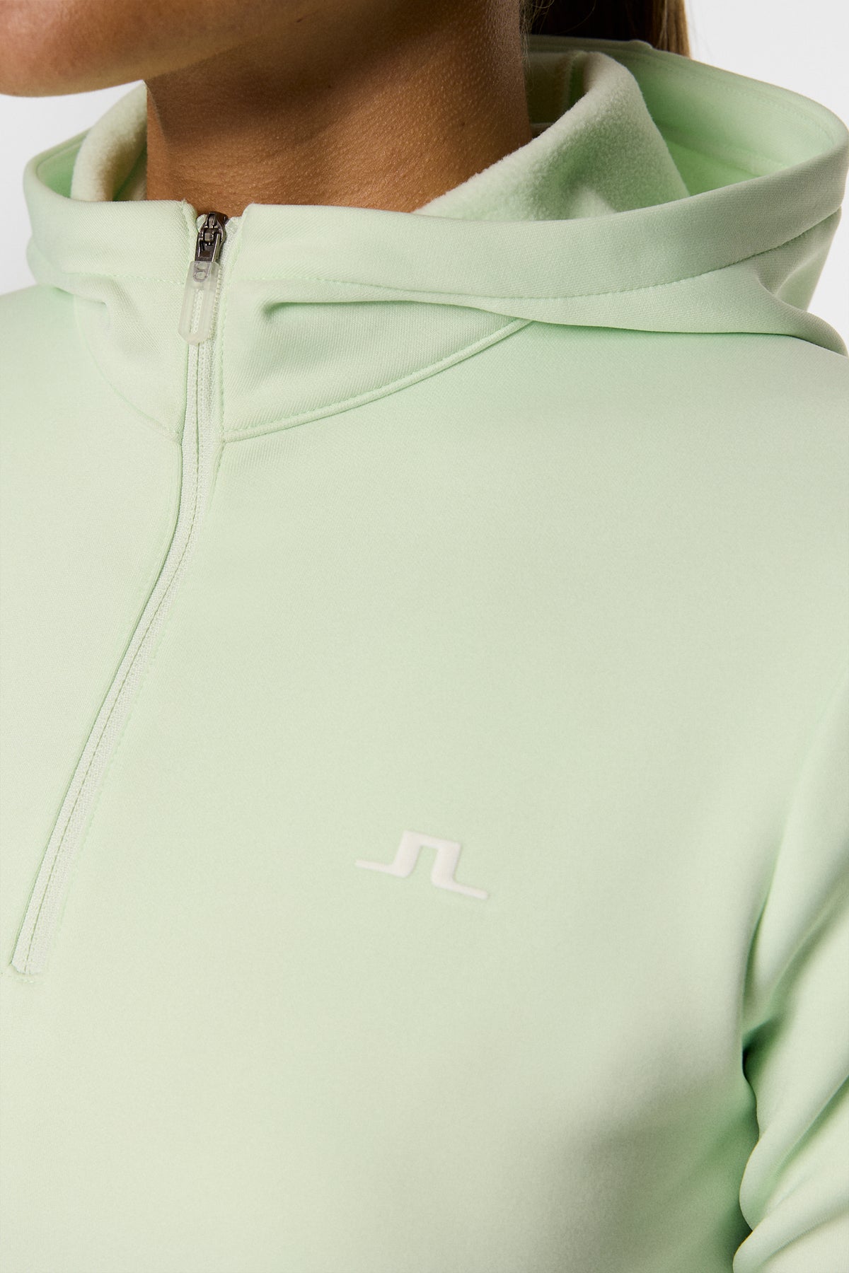Aerialle Quarter Zip Hood in Ambrosia by J.Lindeberg