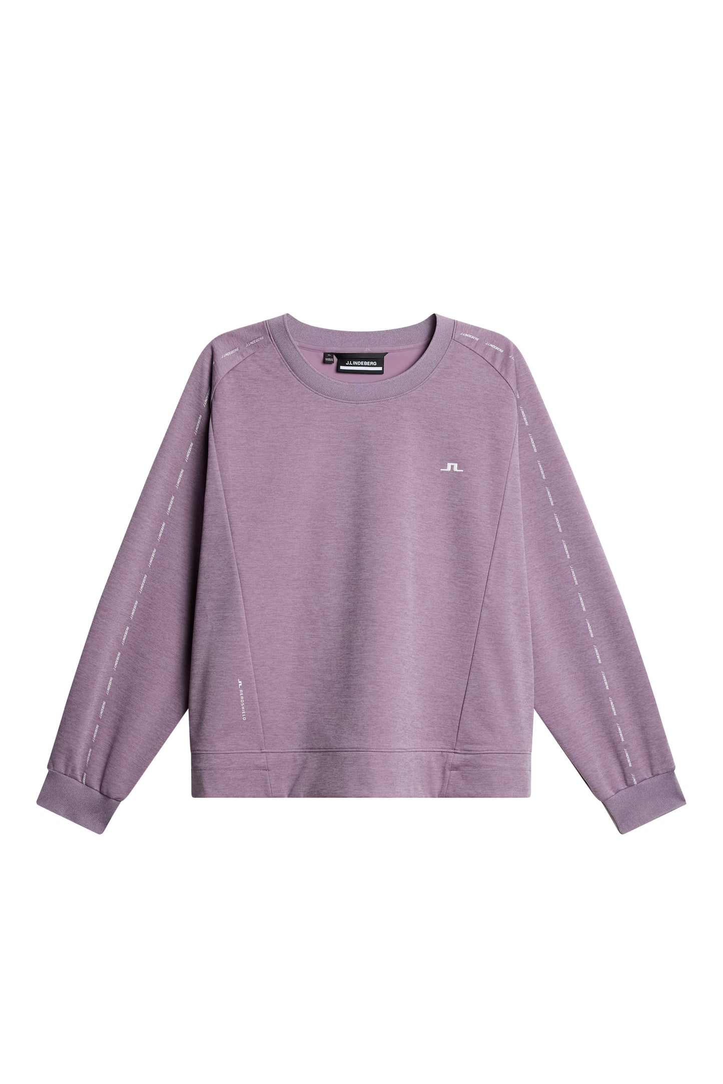 Lucy Windblock Sweatshirt in Very Grape Melange by J.Lindeberg