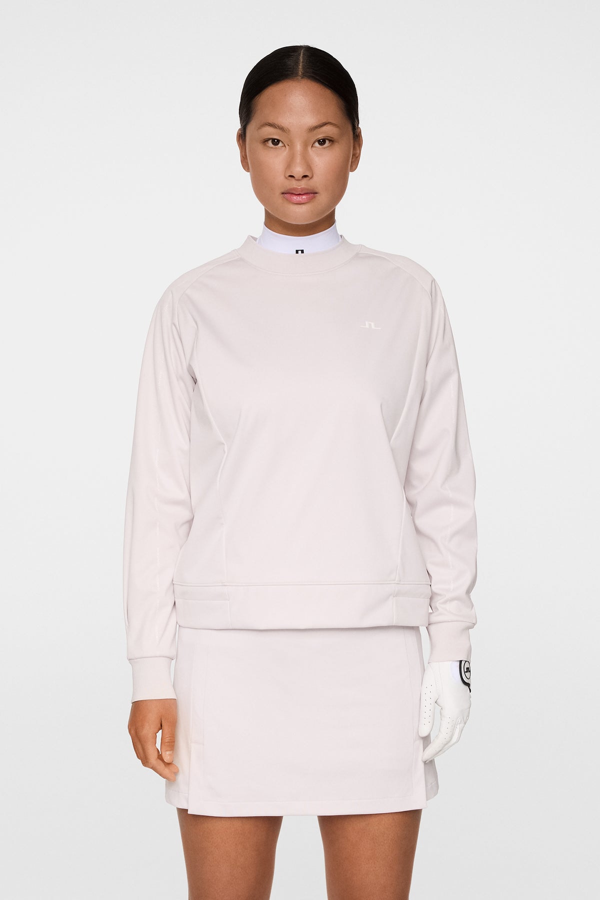 Lucy Windblock Sweatshirt in Grey Lilac by J.Lindeberg