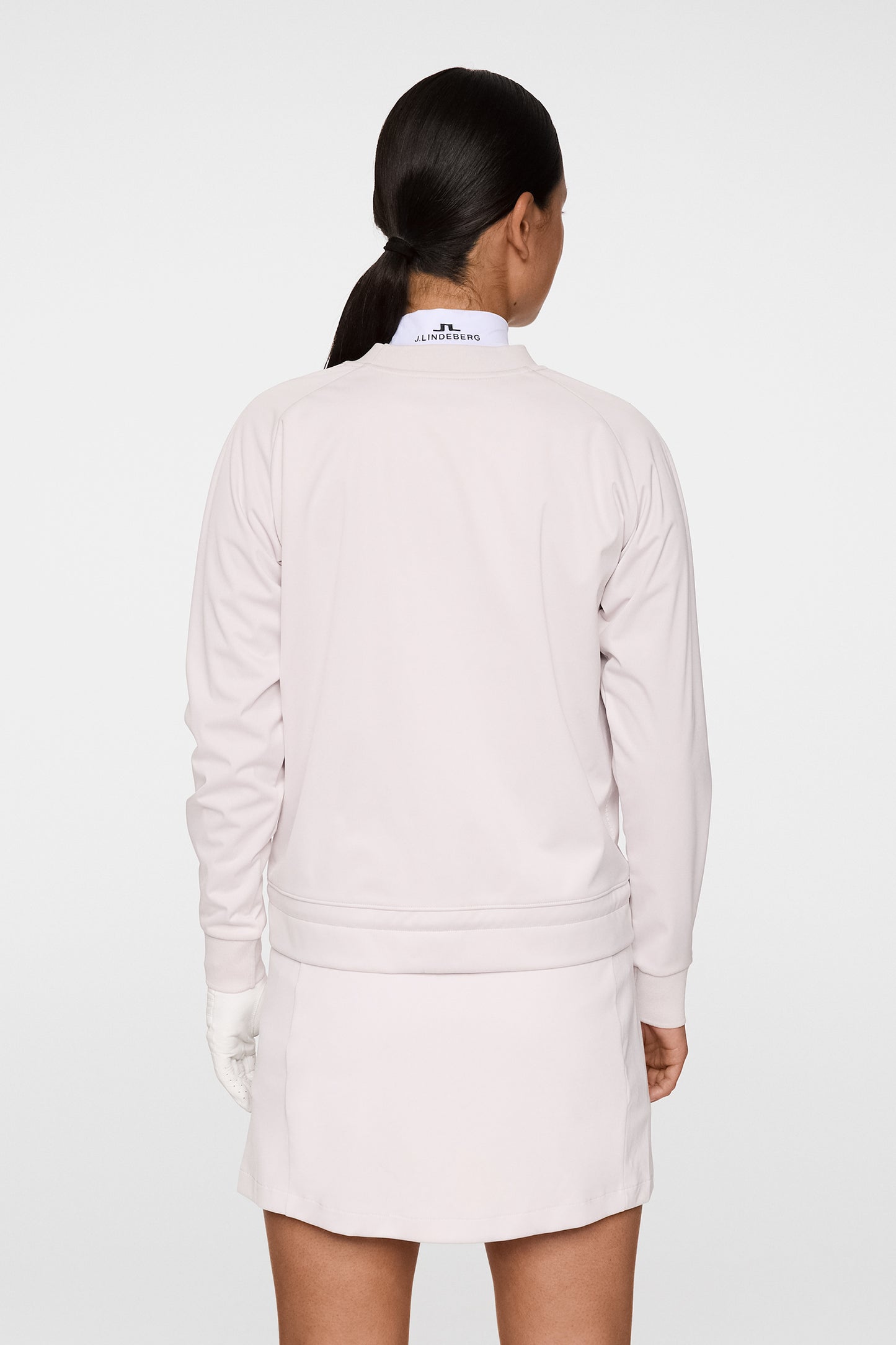 Lucy Windblock Sweatshirt in Grey Lilac by J.Lindeberg