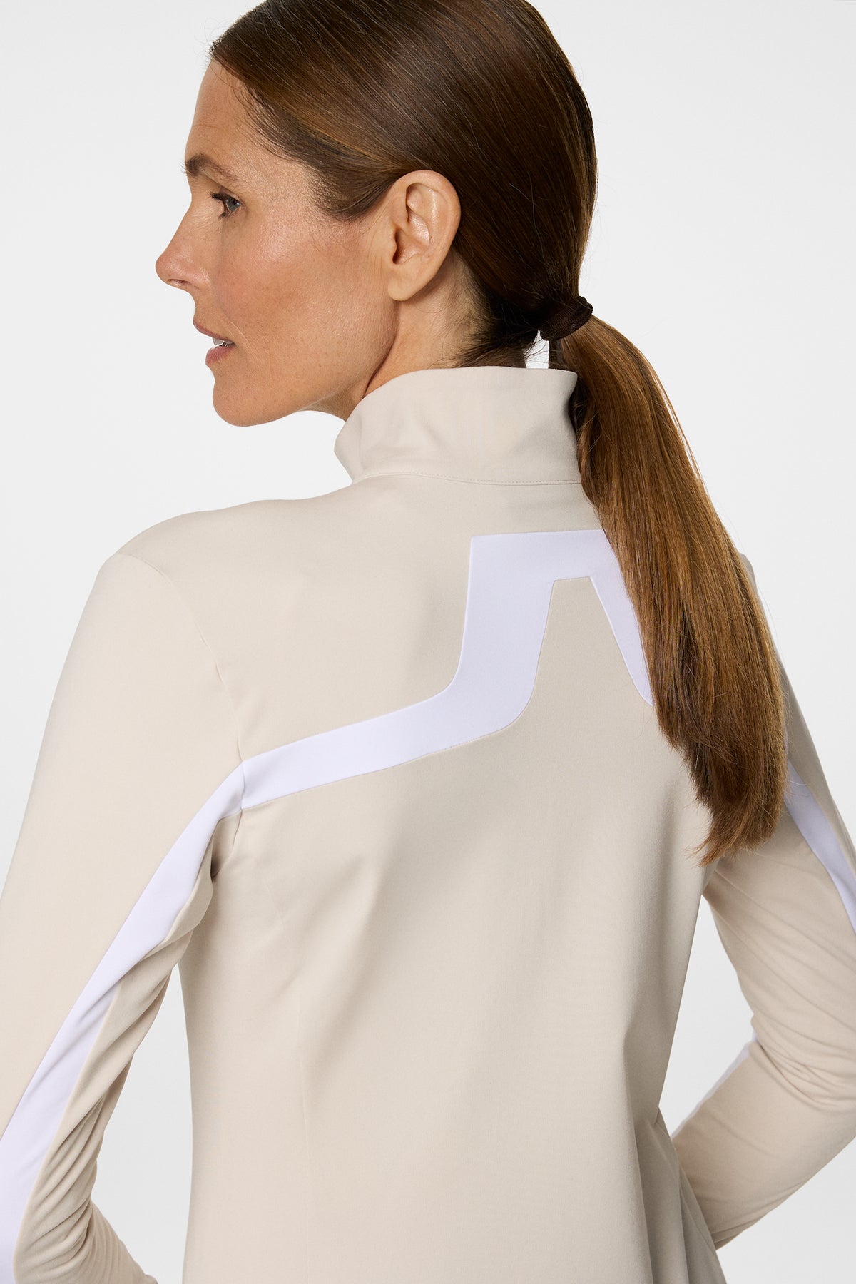 Seasonal Janice Mid Layer in Moonbeam by J.Lindeberg