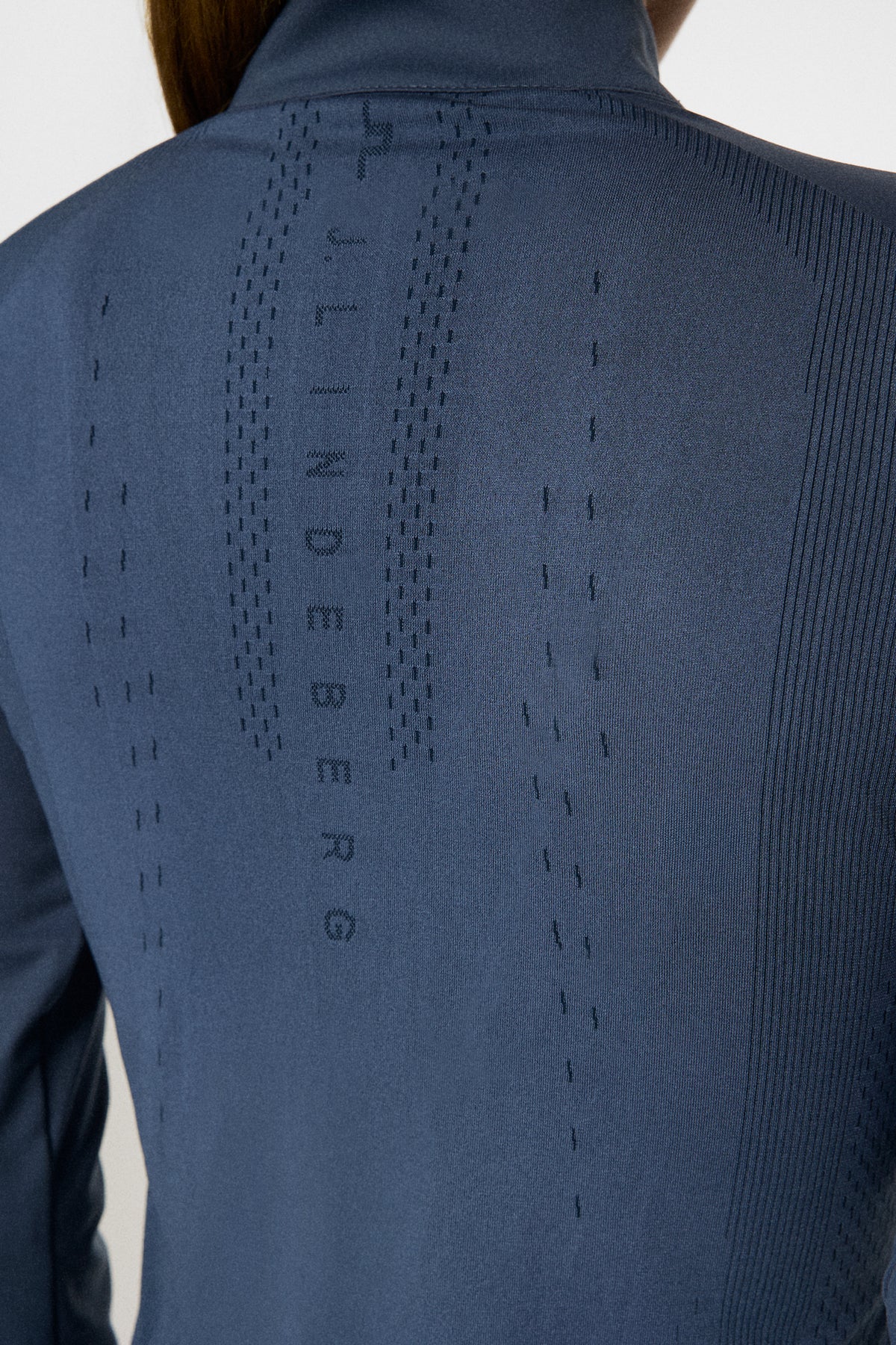 Sonja Tech Mid Layer in Vintage Indigo by J.Lindeberg