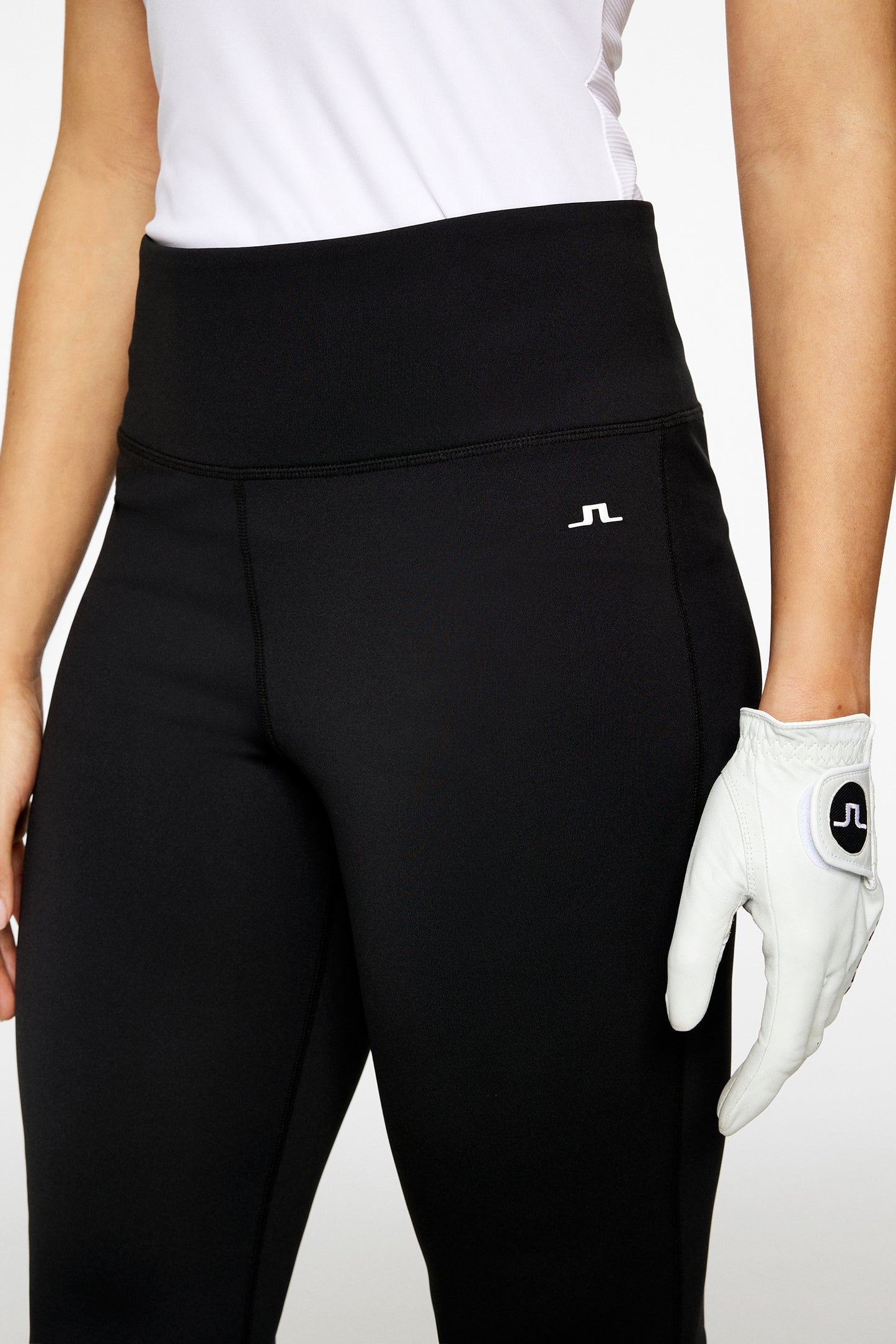 Fiona Flared Leggings in Black by J.Lindeberg