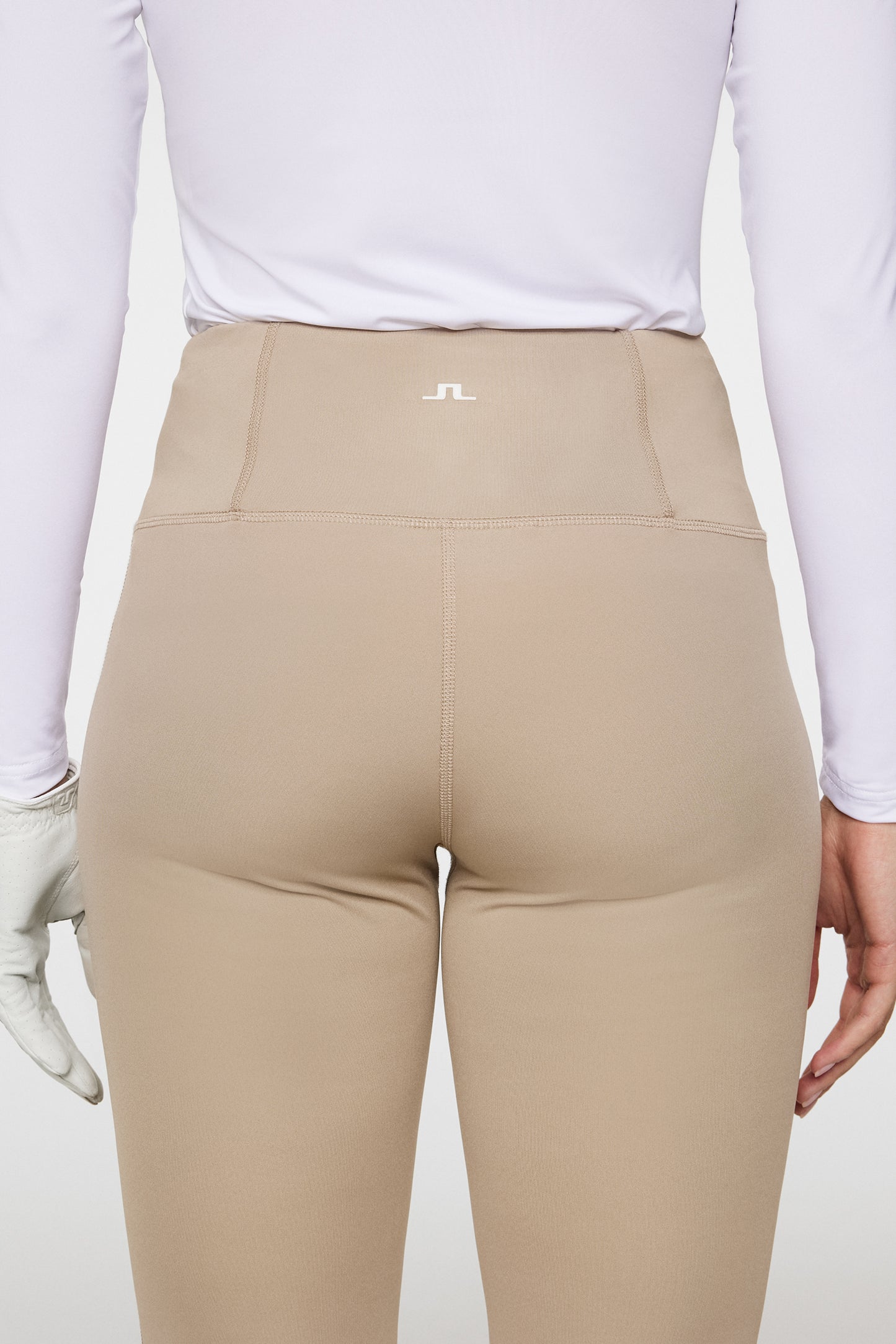 Fiona Flared Leggings in Vintage Khaki by J.Lindeberg