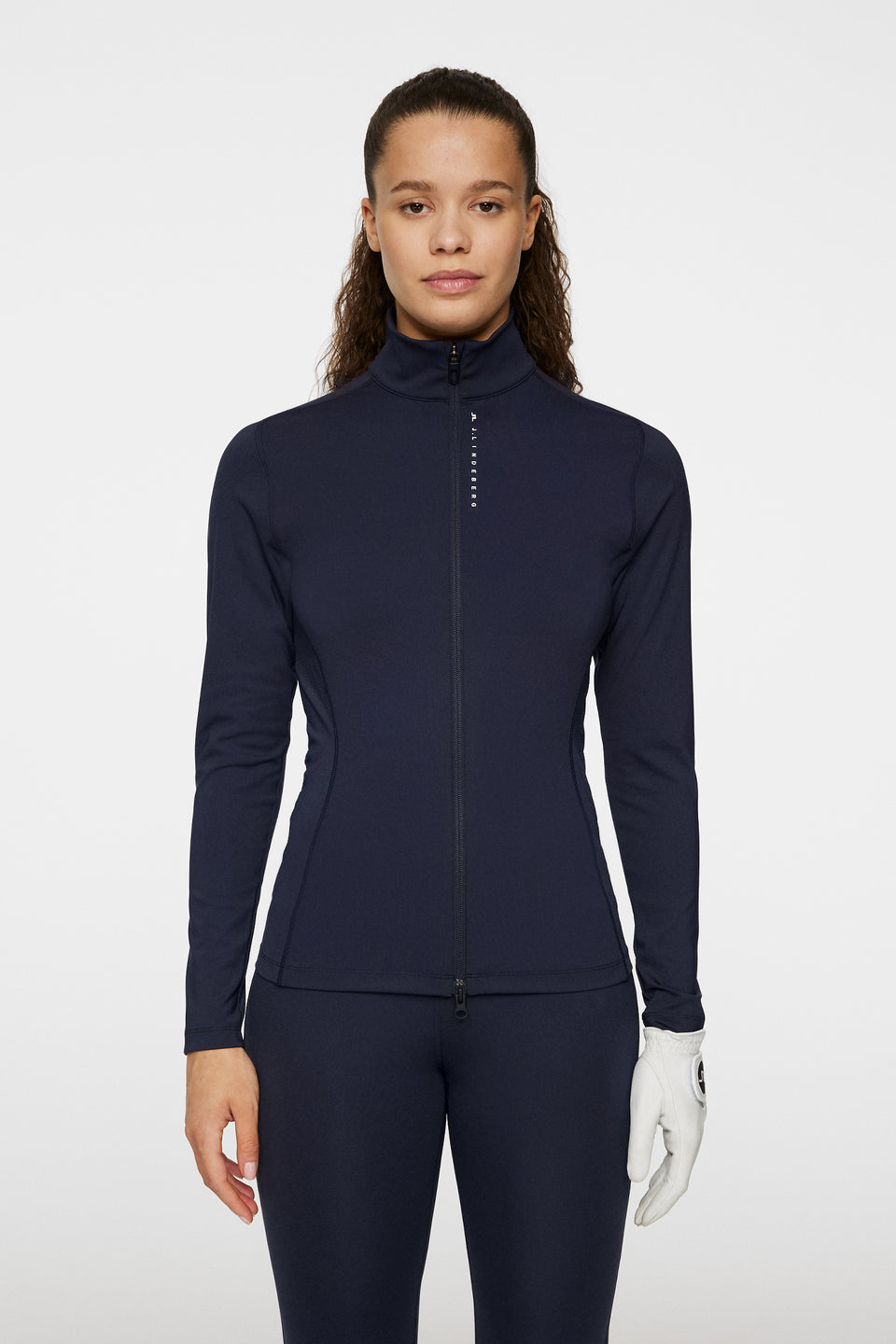 Mel Zip Mid Layer / JL Navy