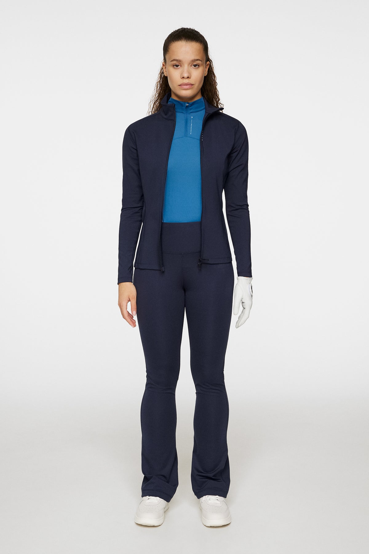 Mel Zip Mid Layer in JL Navy by J.Lindeberg