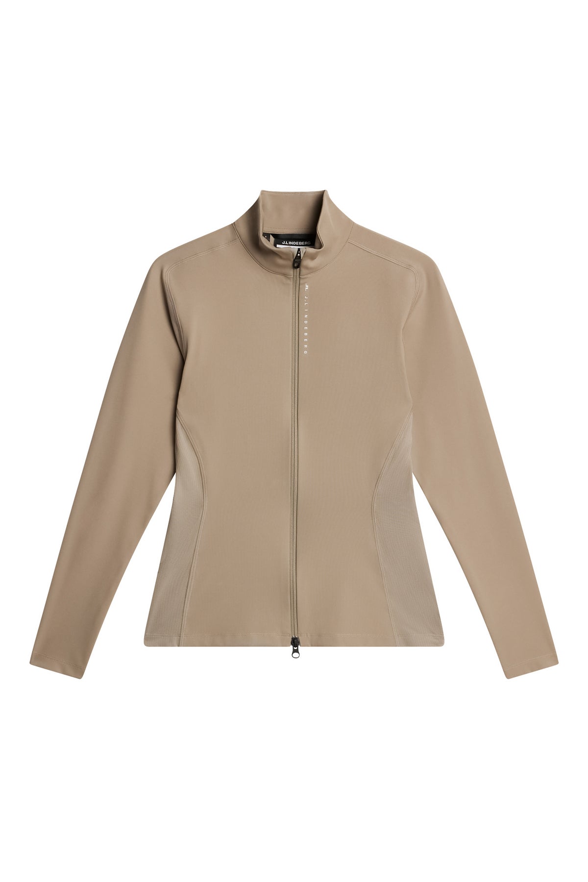 Mel Zip Mid Layer in Vintage Khaki by J.Lindeberg