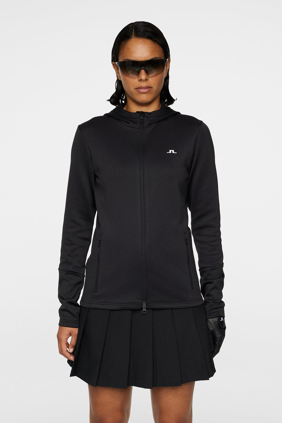 W Aerial Zip Hood / Black