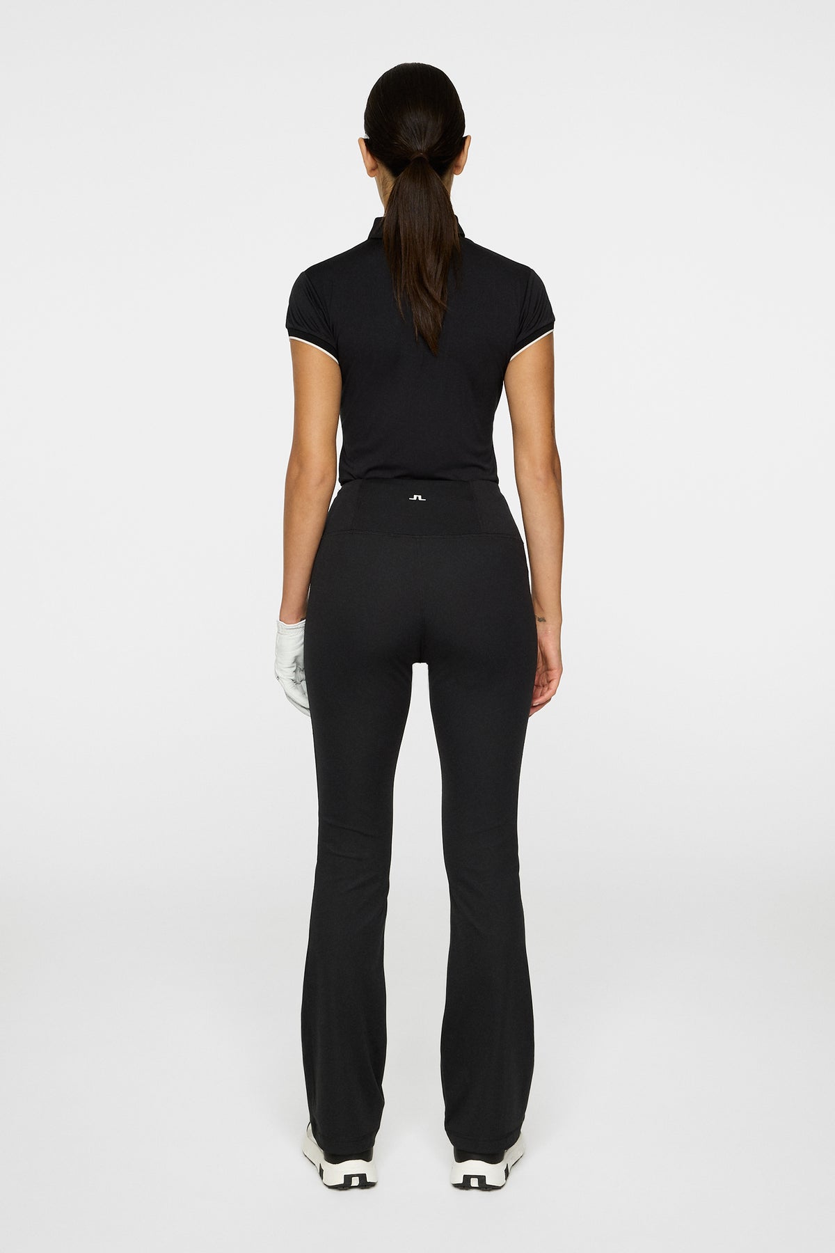 Fiona Flared Leggings in Black by J.Lindeberg