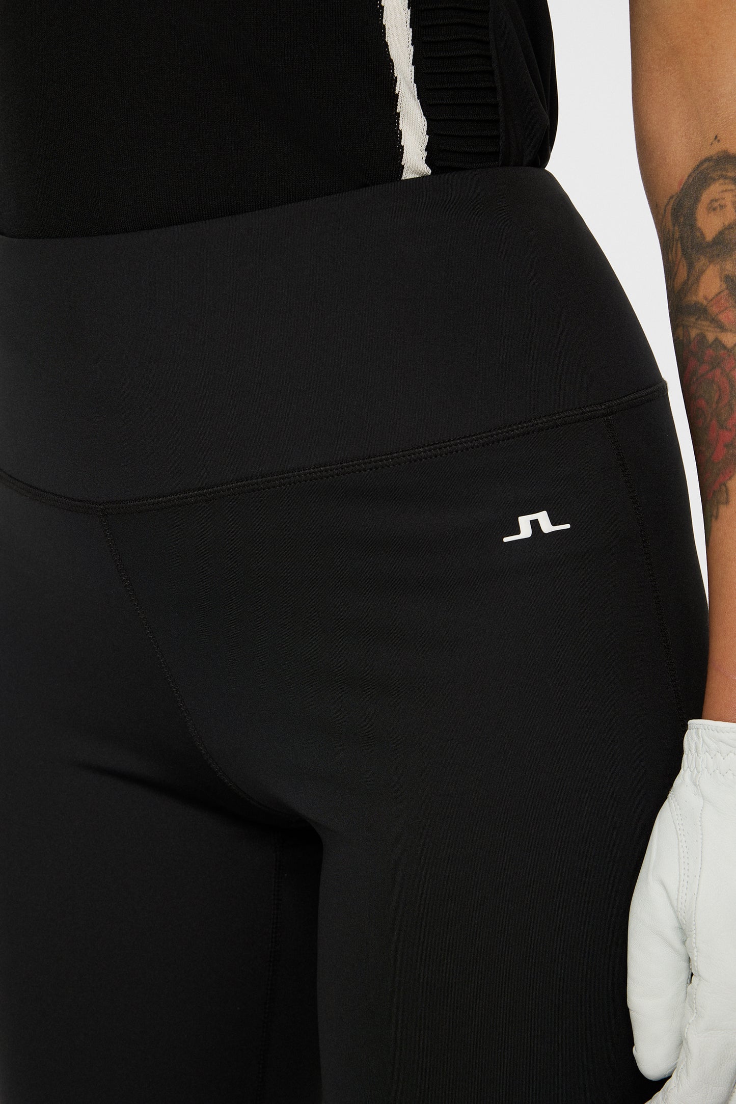 Fiona Flared Leggings in Black by J.Lindeberg