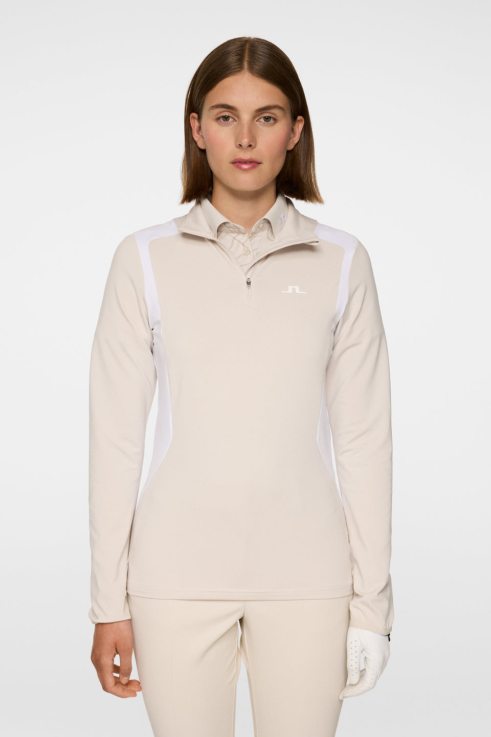Mae Quarter Zip Mid Layer / Moonbeam