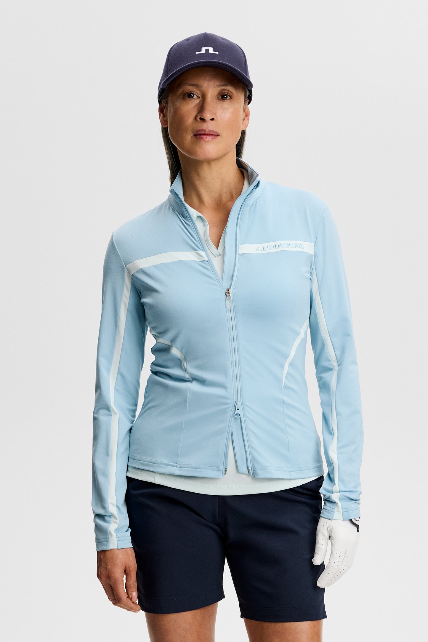 Janice Mid Layer in Forget-Me-Not by J.Lindeberg