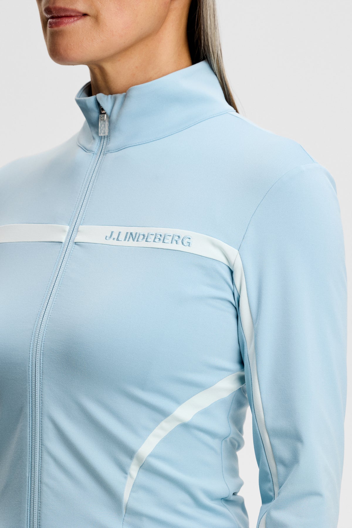 Janice Mid Layer in Forget-Me-Not by J.Lindeberg