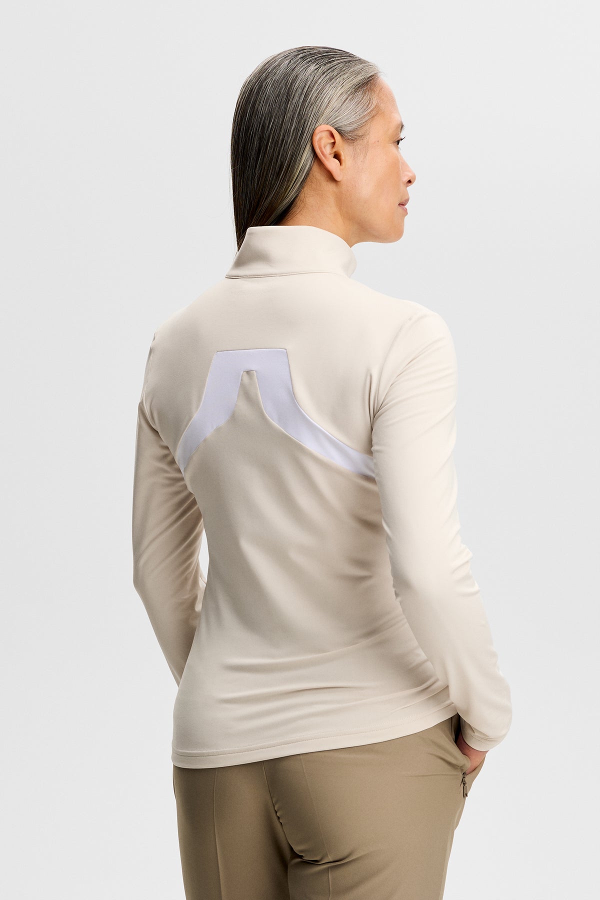 Janice Mid Layer in Moonbeam by J.Lindeberg