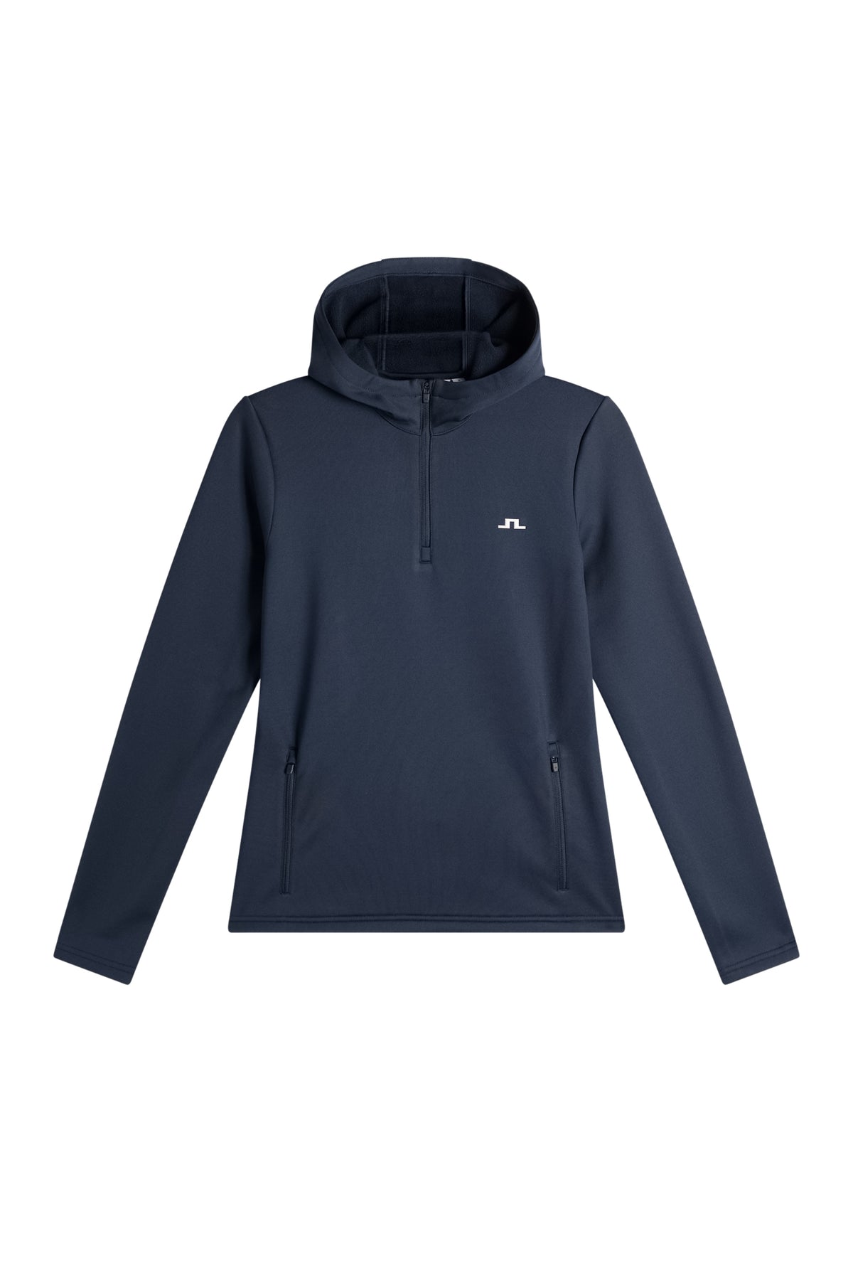 Aerielle Quarter Zip Hood in JL Navy by J.Lindeberg