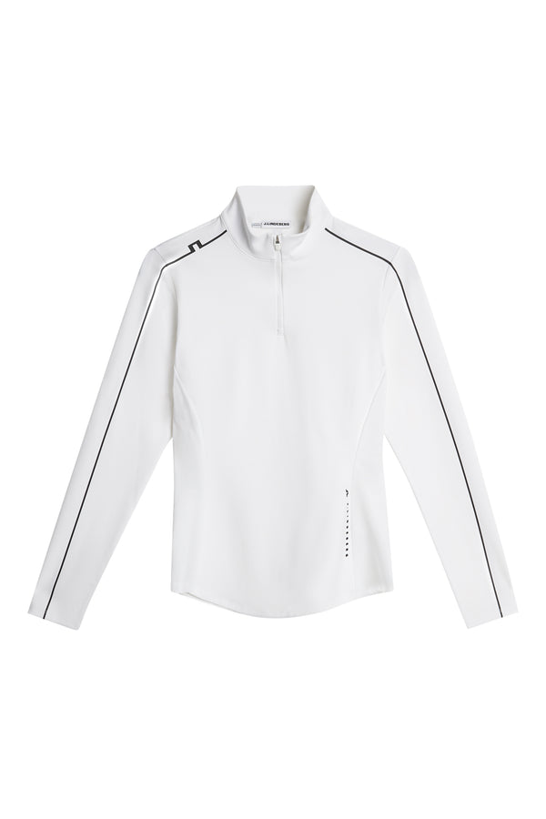 Adiola Quarter Zip Mid Layer / White