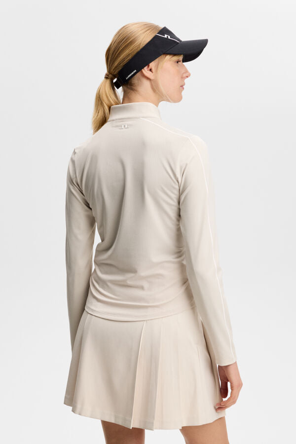 Adiola Quarter Zip Mid Layer / Moonbeam