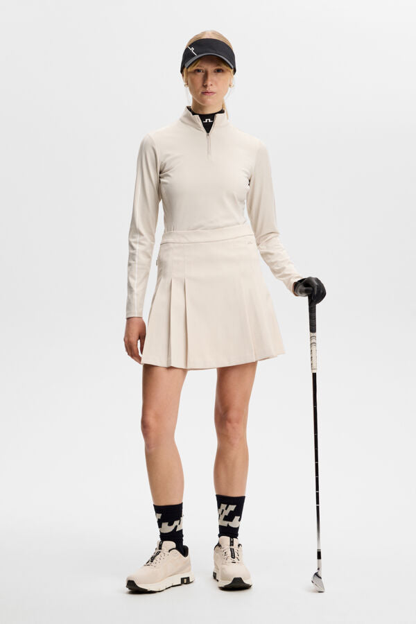 Adiola Quarter Zip Mid Layer / Moonbeam