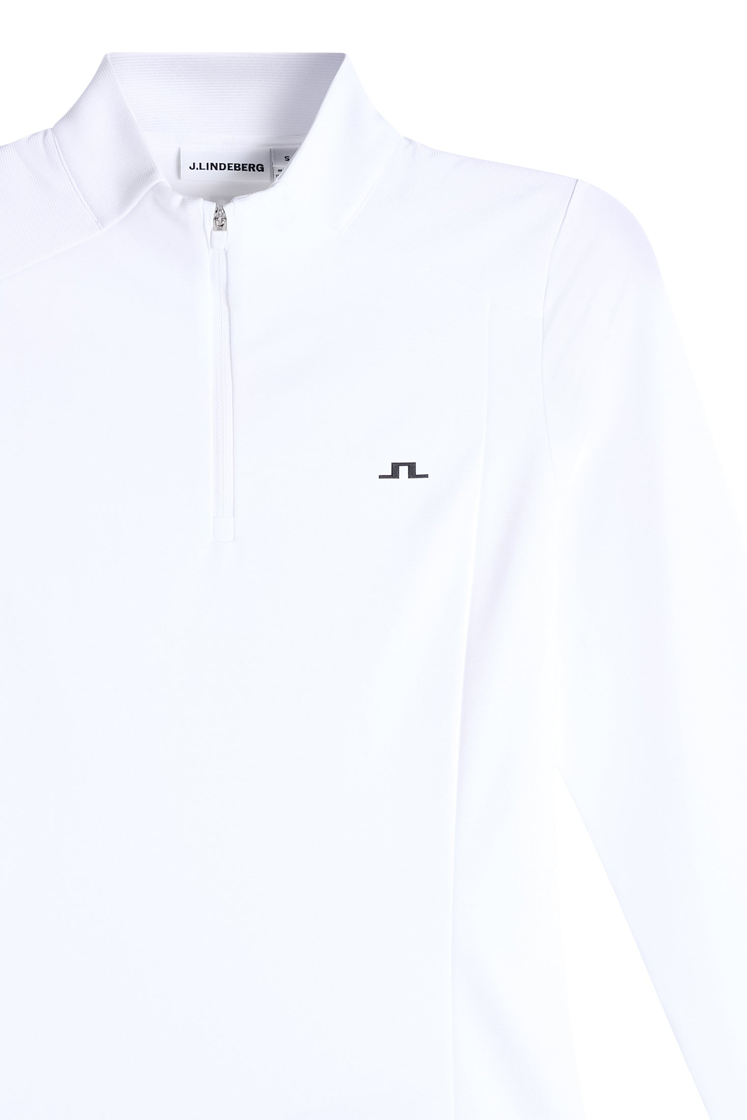 Cindy Quarter Zip Mid Layer / White | J.LINDEBERG US