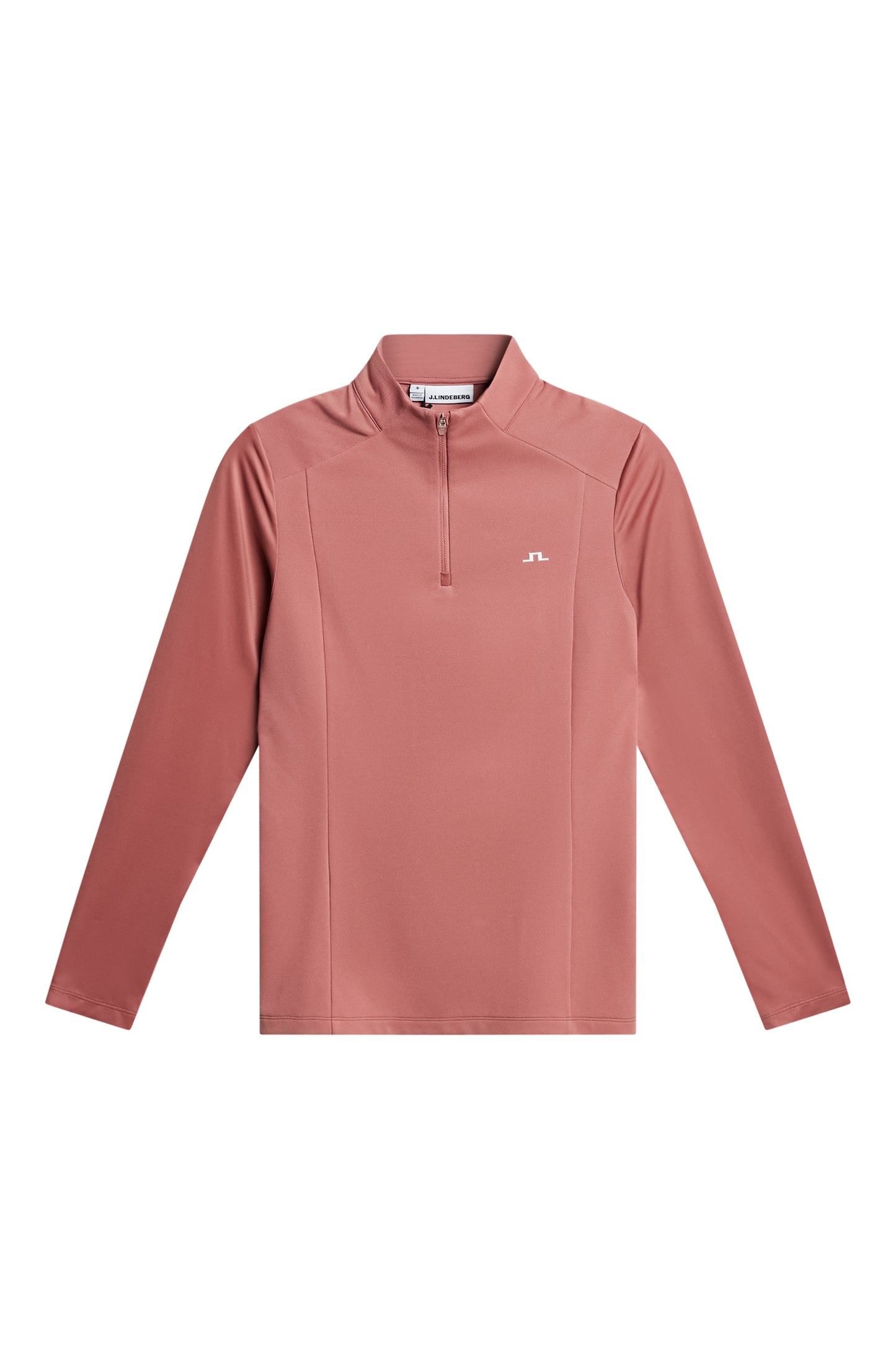 Cindy Quarter Zip Mid Layer in Withered Rose by J.Lindeberg