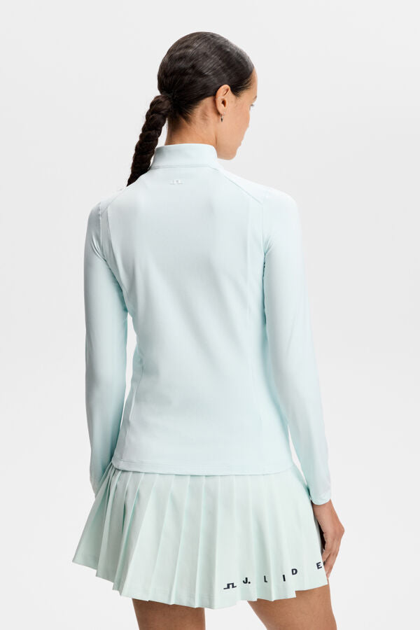 Cindy Quarter Zip Mid Layer / Sky Light