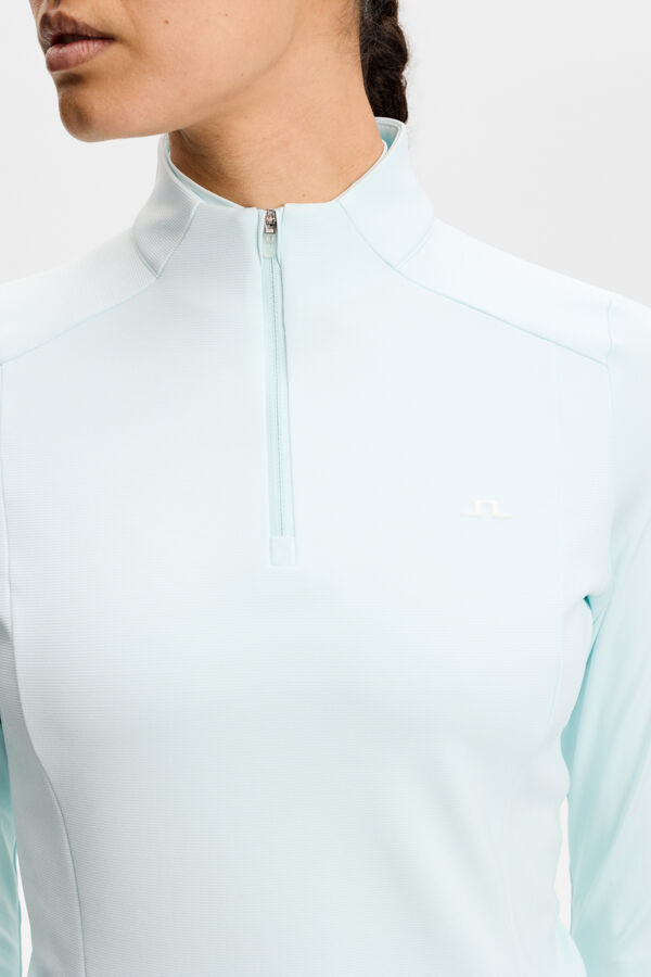 Cindy Quarter Zip Mid Layer / Sky Light