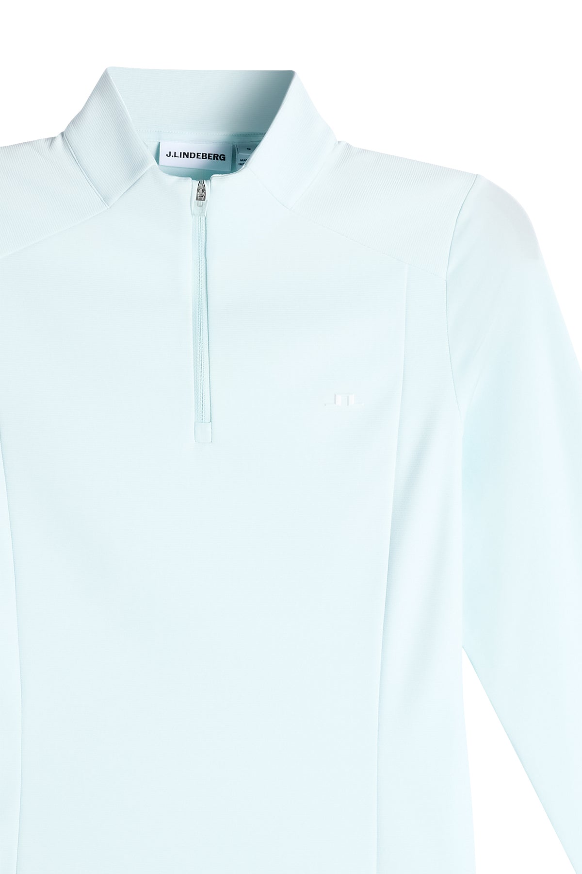 Cindy Quarter Zip Mid Layer in Sky Light by J.Lindeberg